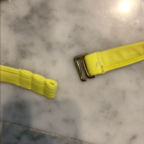 Neon Keyhole Bralette Style Bikini Top - Picture 2 of 2